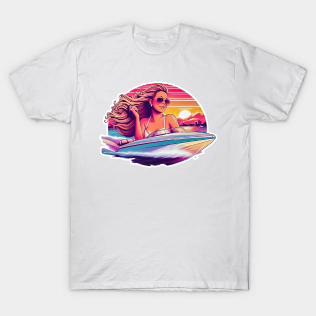 Queen On A Boat T-Shirt by Anthem